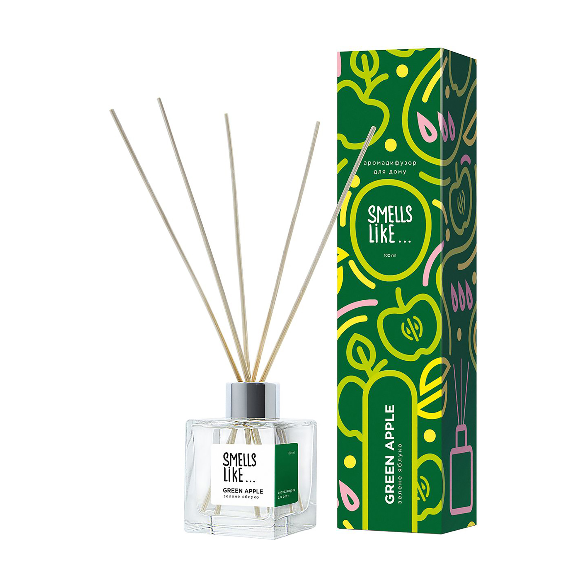 Аромадифузор для дому Smells Like Green Apple, 100 мл
